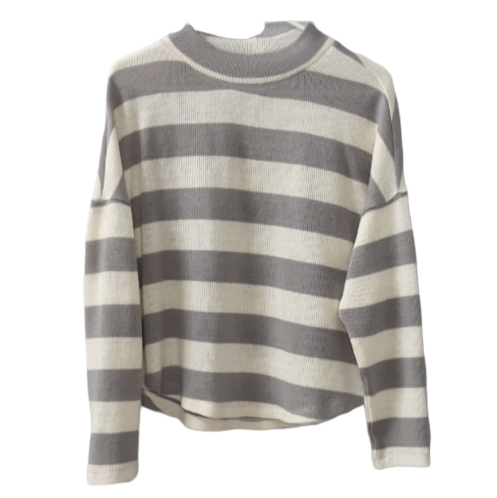 Socialite Nordstrom Rack Gray & White Sweater
